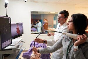 Anesthesia training in simulation center at WashU