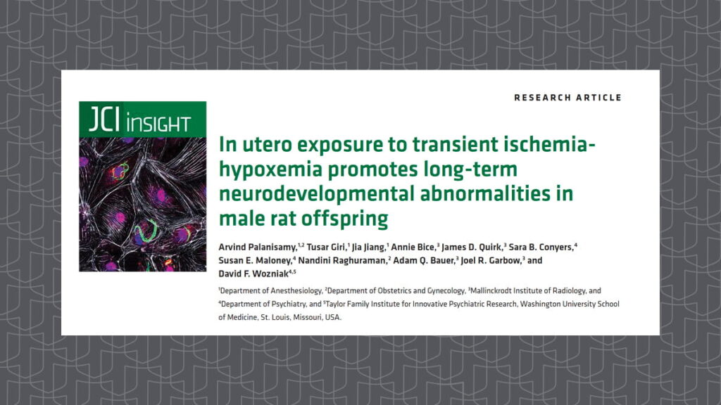 Dr. Palanisamy's recent publication in JCI Insight journal