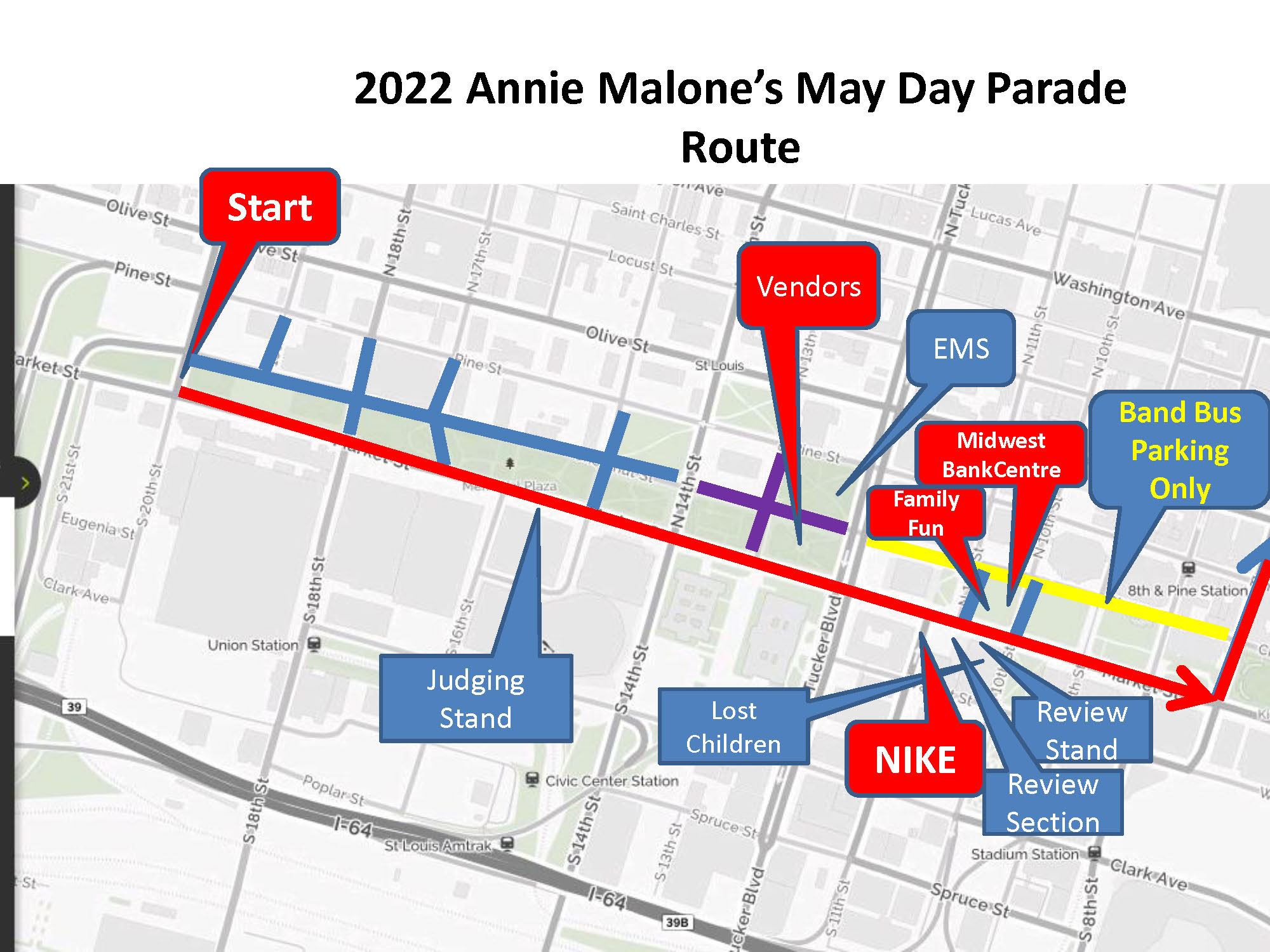 Annie Malone May Day Parade Anesthesiology Washington University