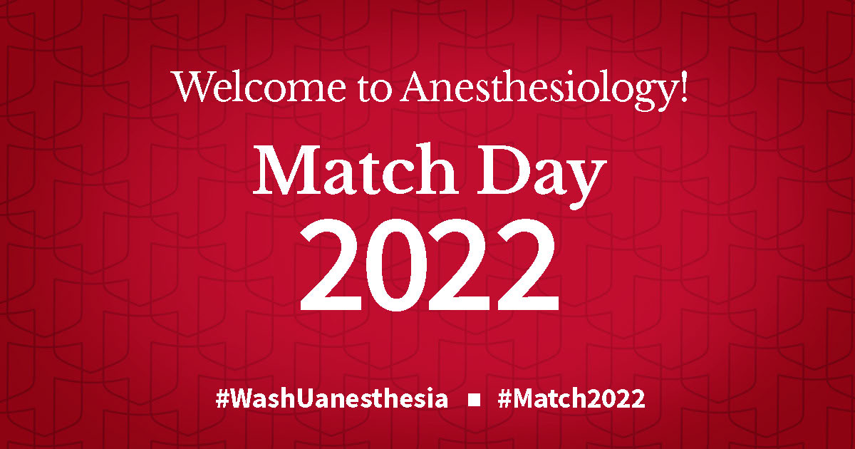 Match Day 2022: WashU Anesthesiology Welcomes 20 New Residents