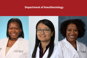 Three anesthesiologists elected to Alpha Omega Alpha Honor Medical Society