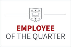 Financial and Administrative Services Employee of the Quarter