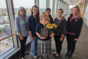 Janice Hoffman receives Sandy Hawes Memorial Award