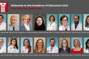 Moquin inducted into WashU’s Academy of Educators